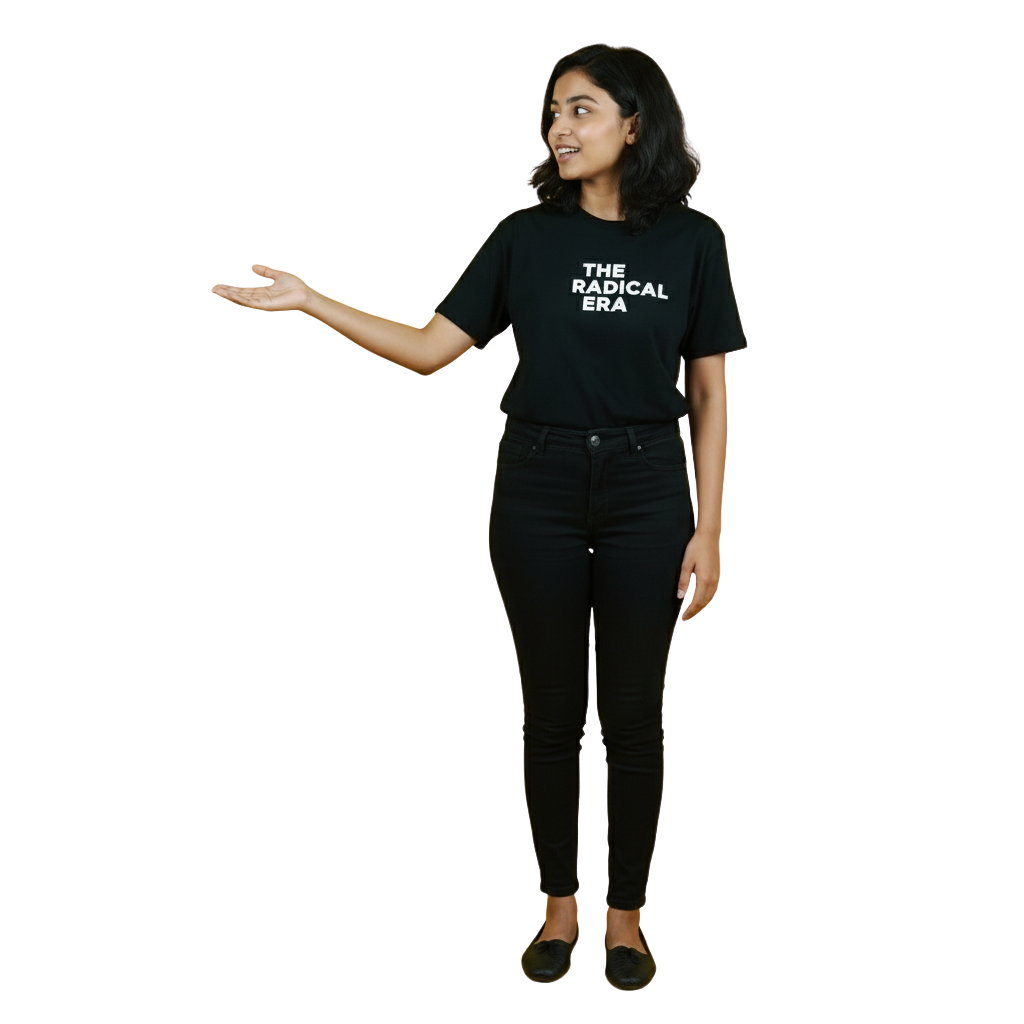 A woman representing The Radical Era